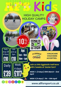AFS - Easter Camp @ St Mary's @ St Mary's School